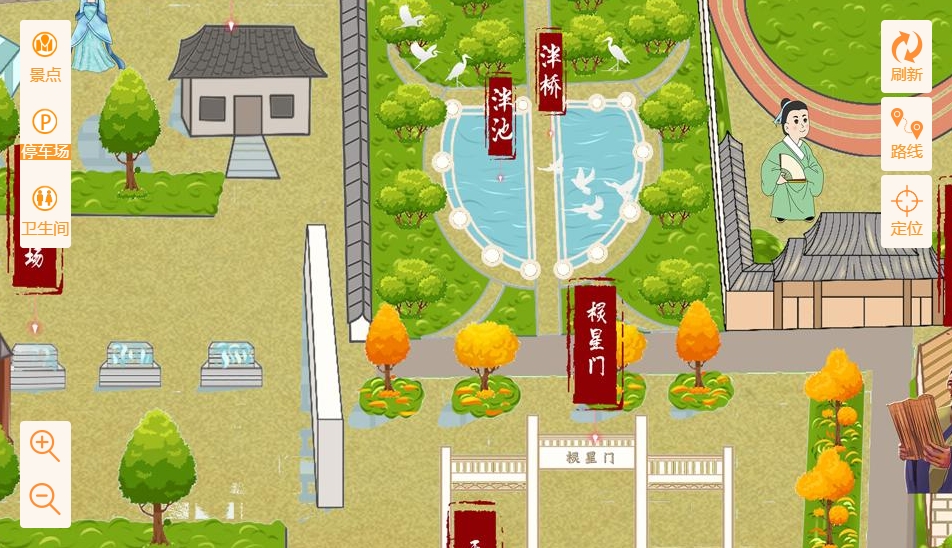 内黄手绘地图景区语音讲解导览系统：智慧景区建设的基石